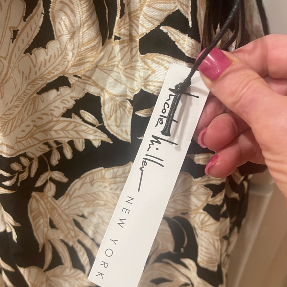 Nicole Miller New York Linen Blend Top NWT - Picture 7 of 11